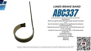 Lined Brake Band ABC337