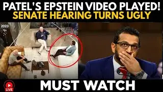 FBI Director LIVE | Kash Patel Reveals SHOCKING NEW Names In Epstein Files, Plays A Video Proof