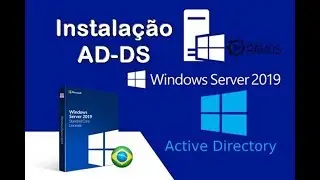 🔴 Como Instalar o AD-DS Servi&ccedil;os de Dom&iacute;nio Active Directory | Administrando Windows 2019