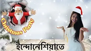 Christmas Party..জমিয়ে খাওয়াদাওয়া..চুটিয়ে আড্ডা,হইচই..2টো Restaurant-এ সেই Party..ইন্দোনেশিয়া 