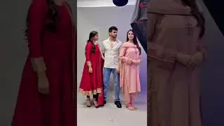 Manjhli Drama BTS Moment. Khadija saleem Fahad Shiekh in #manjhli Drama #bts #khadijasaleem #shorts