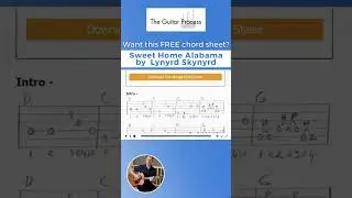 FREE CHORD SHEET - Sweet Home Alabama by Lynyrd Skynyrd