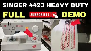 Швейная машина Singer 4423 Fashion Maker. Полная демонстрация на хинди. #singersewingmachine
