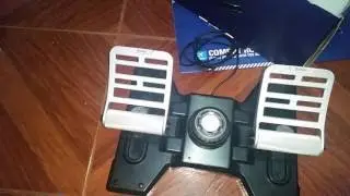 Unboxing Saitek Combat Rudder Pedals PT-BR