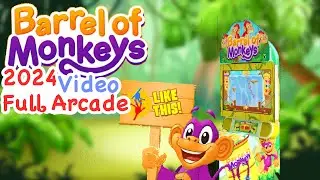 BARREL OF MONKEYS - FULL ARCADE - Osmo Pocket 3 - Chuck e Cheese 2024