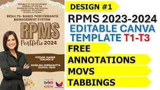 RPMS TEMPLATE S.Y. 2023-2024 for TEACHER I-III (EDITABLE CANVA) (OBJECTIVE 1-15) - DESIGN #1
