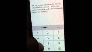 lumia uk o2 unlock code error