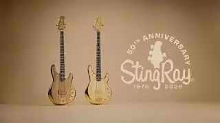 Бас-гитара Ernie Ball Music Man: юбилейная модель StingRay, выпущенная к 50-летию компании (тизер)
