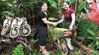Genius Girl Restores an Abandoned Honda Wave to Like-New Condition | Full Revival