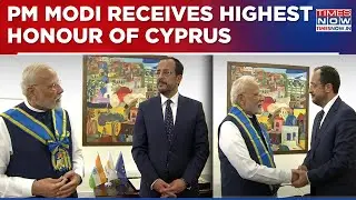 Cyprus Rolls Out Red Carpet For Indian PM, Modi Receives Highest Honour, Watch Acceptance&nbsp;Speech