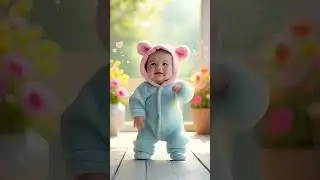 Cuteness overload baby dancing and singing.