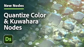 New Nodes in Substance 3D Designer | Quantize Color & Kuwahara Filter Tutorial | Adobe Substance 3D