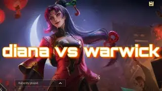 wild rift  solo que firecracker diana vs warwick ( Ranked jg)