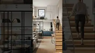 Modern Loft Retreat with Spa-Style Bathroom Design Idea