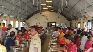 Mayapur ISKCON Annadan complex free Prasad . মায়াপুর। ইসকন। ফ্রি প্রসাদ।