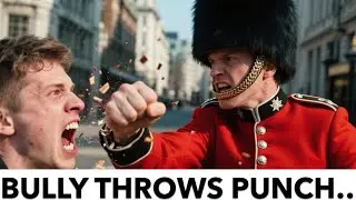 Bully Throws a Punch at Royal Guard&mdash;Instantly Loses His Teeth || Emoptional Stories