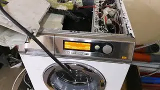 Стиральная машина Miele ошибка f63, ремонт.