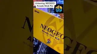 #unboxing | #NeoGeo Arcade Stick Pro | #Videogames #fightinggames #arcadestick #gaming #videojuegos