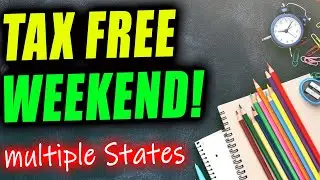 Tax Free Weekend Starts TODAY! (July 30th) + $30 FREE Money with Rakuten