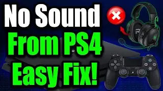 Comment r&eacute;soudre le probl&egrave;me d'absence de son sur la t&eacute;l&eacute;vision ou les &eacute;couteurs de la PS4&nbsp;! (Mei...