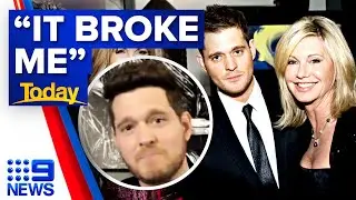 Michael Bublé honours Olivia Newton-John's 'beautiful existence' | 9 News Australia