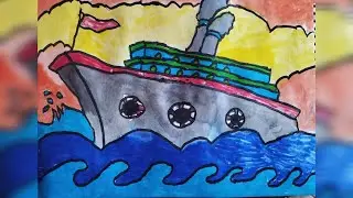 Ship #shipdrawing #drawing #draw #painting #paint #tutorial #doms #weekend #sunday #artwork