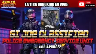 GI JOE CLASSIFIED POLICÍAS atascados de accesorios para tu colección, valdrá la pena? #UNBOXING