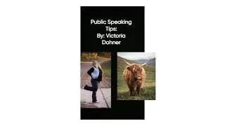 Public Speaking Tips with Victoria Dohner