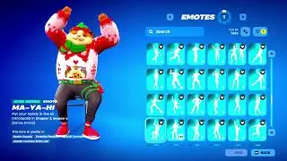 ALL ICON SERIES EMOTES & DANCES IN FORTNITE!