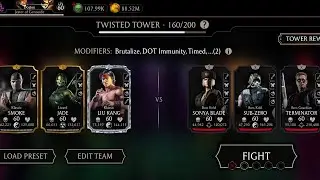 FATAL TWISTED TOWER 160 #mortalkombatmobile