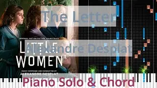 🎹The Letter, Solo & Chord, Alexandre Desplat, Synthesia Piano