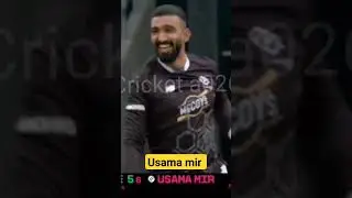 #usamamir #crickethighlights #cricket   usama Mir bowling in hundred league