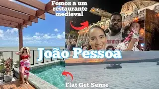 Viagem a João Pessoa 2025, flat get sense + fomos a um restaurante medieval😍!