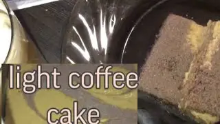 light coffee cake /pastel de caf&eacute; ligero /легкий кофейный пирог