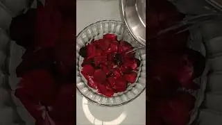 Rose lip balm at home | homemade rose petal lip balm