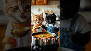 Челлендж готовки! Кто выиграет?🍕 #симбочка #cat #симба