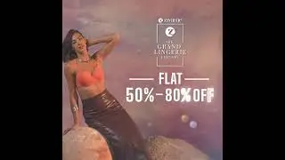 Zivame Grand Lingerie Festival. 😱 FLAT 50% - 80% Off. 🤑💰