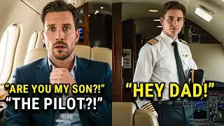 Millionaire Freezes On His Flight When the 19-Year-Old Pilot Shares His Name and His Face