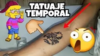 Tatuaje temporal de 15 dias de duracion 😲😲😲-detoditowebon
