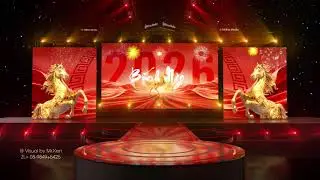 Visual Background Tết B&iacute;nh Ngọ 2026 | 314.3 - Binh Ngo - Phao Hoa