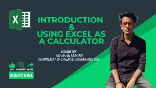 Excel for Chemical Engineering V-02| Goal Seek, Solving Simultaneous Equation.