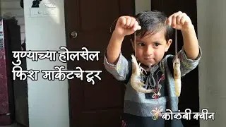Exploring Pune’s Biggest Fish Market 🐟 Nana Peth Wholesale Tour | सकाळचा मासळी बाजार