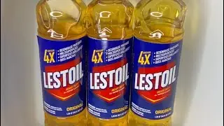 Lestoil 4x ⛽️ W/Pine Oil 🌲 ASMR SPONGE SQUEEZING 🧽
