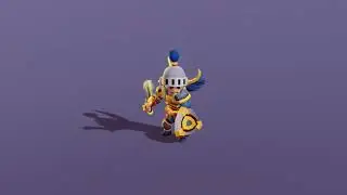 www.Meshtint.com | Male Knight Pack 01 Cute Series - Testing Mixamo's free animations