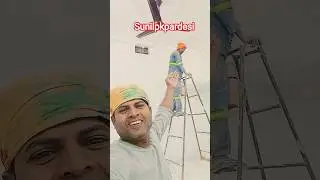 white paint first cote apply #house #sunilpkpardesi #7250012712 #wall #wallart #youtubeshorts