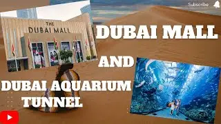 Dubai Mall | Dubai Mall Aquarium Tunnel | World's Second Largest Mall 😱😱😱