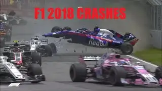 F1 2018 season crashes