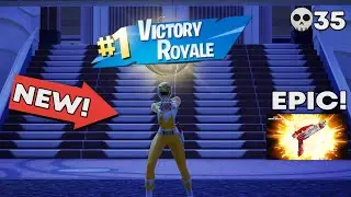 *NEW* Fortnite Yellow Ranger Skin Gameplay!!! (Chapter 6 Season 4)