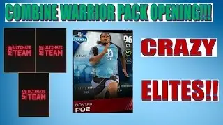 MUT 15- COMBINE WARRIOR 96 DONTARI POE!!! CRAZY ELITES!!!
