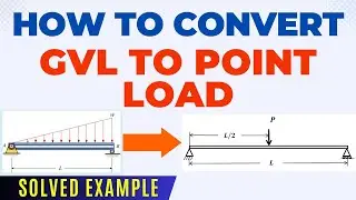 UVL or GVL to Point Load conversion | GVL to point load #gvltopoint #uvltopointload #pointload